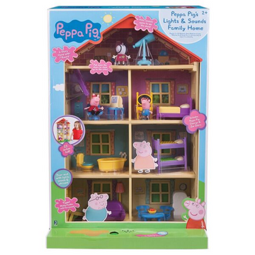 Peppa Pig Lights N Sounds Family Home - Toyworld