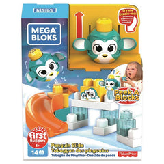 Megabloks World Of Peek A Blocks Launch N Slide Penguin Img 1 - Toyworld