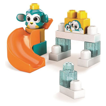 Megabloks World Of Peek A Blocks Launch N Slide Penguin - Toyworld