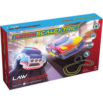 Micro Scalextric Law Enforcer Slot Set - Toyworld