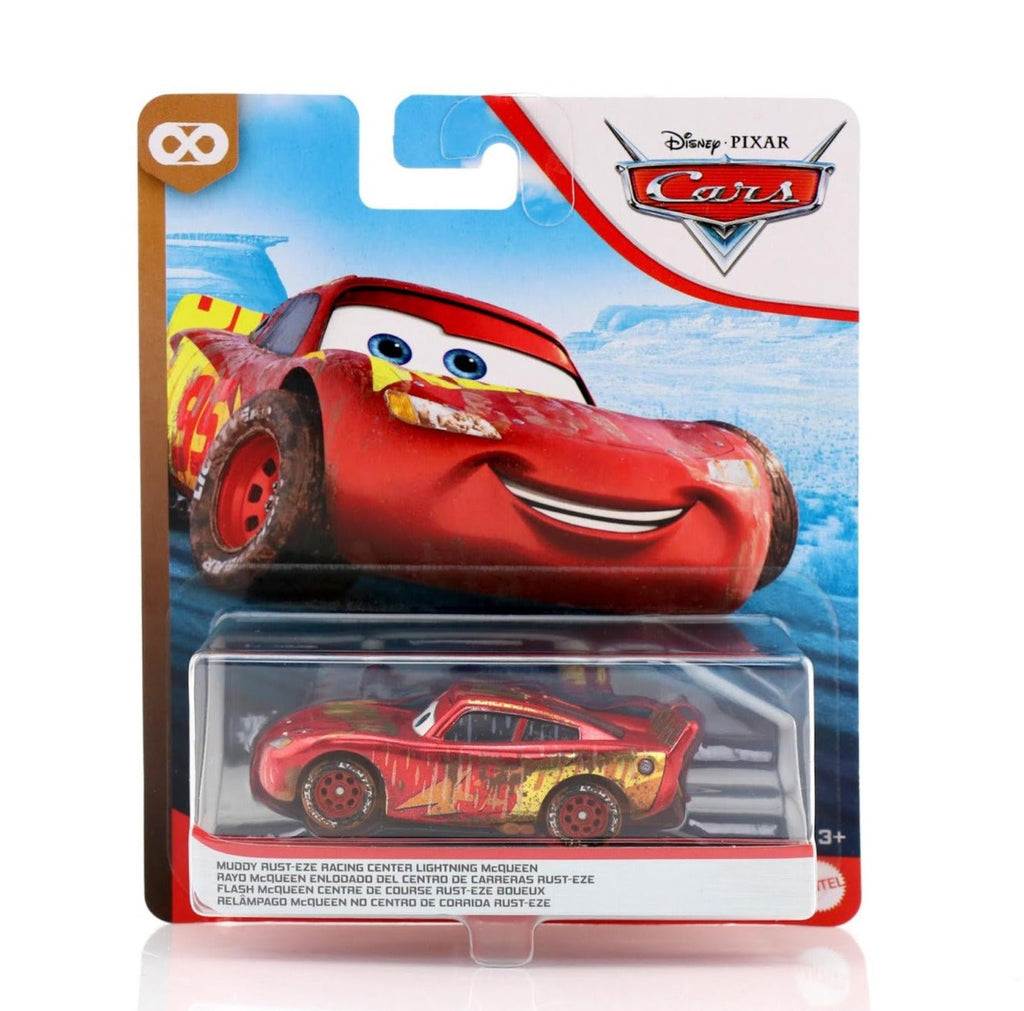 Disney Cars Diecast Muddy Rusteze Racing Centre Lighting Mcqueen | Toyworld