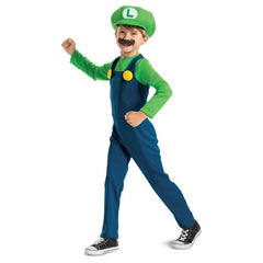 Super Mario Dress Up Luigi Size Medium | Toyworld