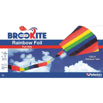 Brookite Rainbow Foil Kite | Toyworld