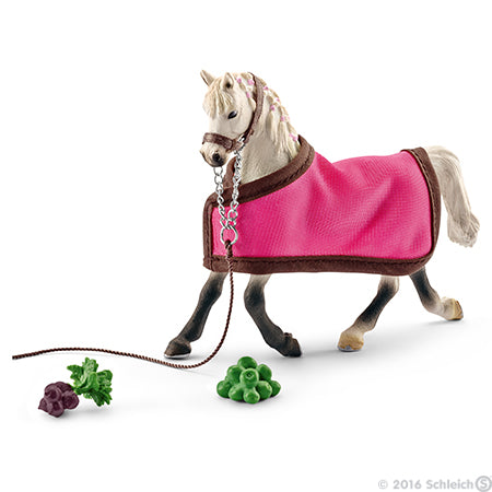 Schleich Arab Mare With Blanket - Toyworld