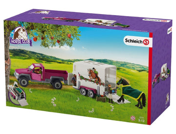 Schleich Pick Up With Horse Box - Toyworld