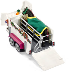 Schleich Pick Up With Horse Box Img 2 - Toyworld