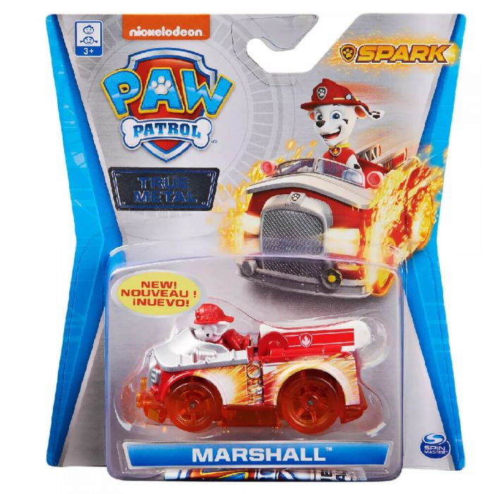 PAW PATROL TRUE METAL VEHICLE MARSHALL SPARK