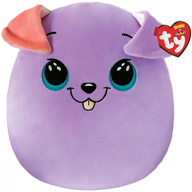 SQUISH A BOOS - 14 INCH BITSY DOG PURPLE