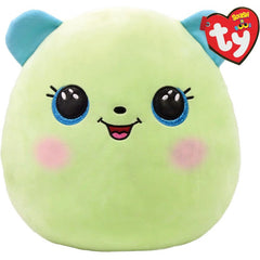 SQUISH A BOOS - 14 INCH CLOVER GREEN BEAR