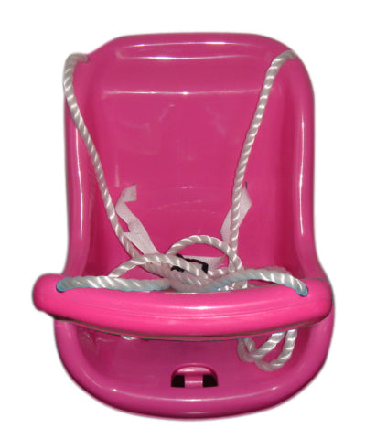 Pink Plastic Baby Swing - Toyworld