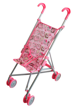 Playworld Pink Umbrella Dolls Stroller - Toyworld