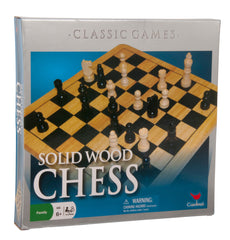 Solid Wood Chess Set - Toyworld