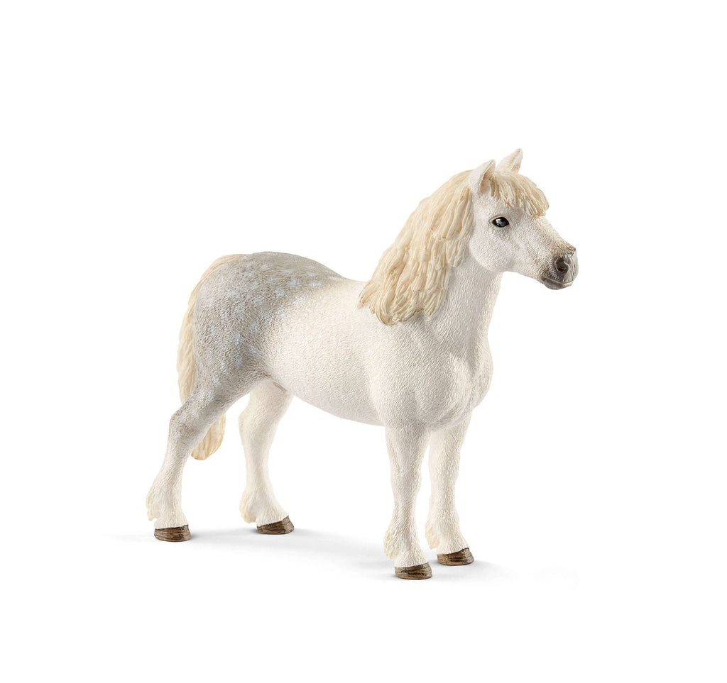 Schleich Welsh Pony Stallion Grey Dot - Toyworld